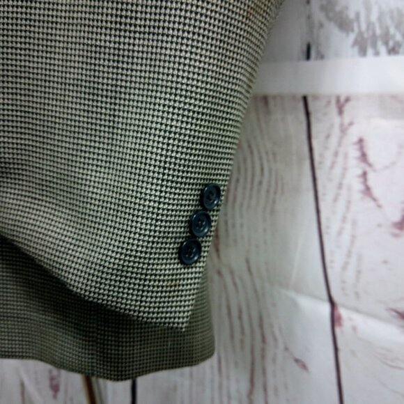 JF. J. Ferrar 48R  Houndstooth Blazer Sport Coat - Picture 3 of 12
